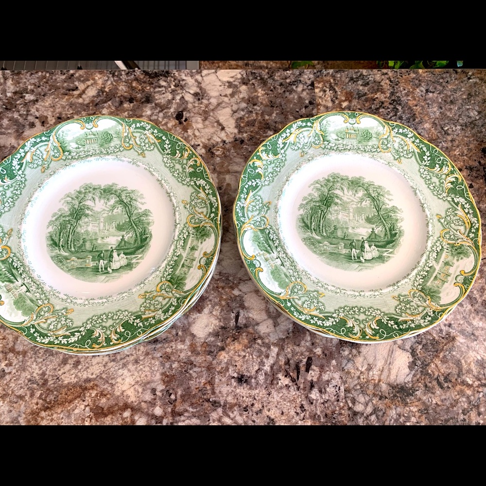 J&G Meakin  Henley England dinner plates x 8
